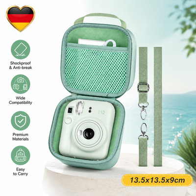 Kameratasche Schutzhülle instax mini kompatibel stoßfest druckfest robust Grün