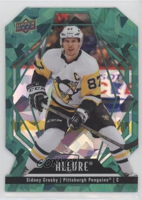 2022-23 Upper Deck Allure Green Rainbow Die-Cut 86/99 Sidney Crosby #84 0j3f