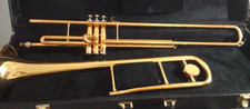 Valve Trombone with case Untested