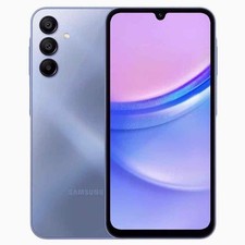Samsung Galaxy A15 SM-A155F 128GB Smartphone Optimistic Blue Unlocked VERY GOOD`