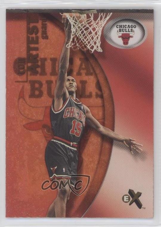 2000-01 EX Essential Credentials Now /201 Metta World Peace Ron Artest #11 a8r