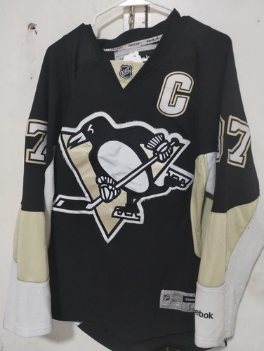 Vintage Reebook Pittsburgh Penguins Sidney Crosby Jersey Size Large