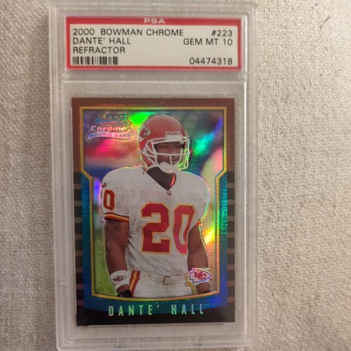Dante Hall [Refractor] #223 2000 Bowman Chrome card