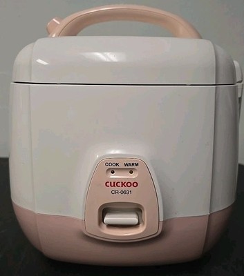Cuckoo CR-0631 Electric Rice Cooker, 6 Cups, Pink Rose