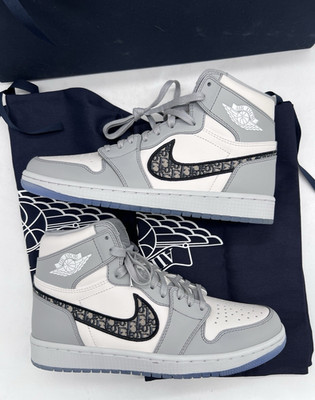 US Size 8.5 42 eu - Air Jordan 1 Retro High OG ''Dior'' 2020 - CN8607 002 AJ