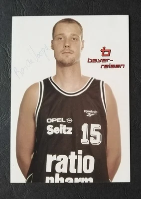 0288 Bas de Voogd Ulm Basketball Autogrammkarte original signiert - Bild 1 von 2