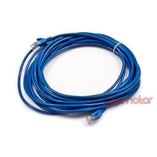 25FT CAT5 CAT5E RJ-45 ETHERNET LAN NETWORK PATCH CABLE BLUE MODEM PS3 XBOX WII