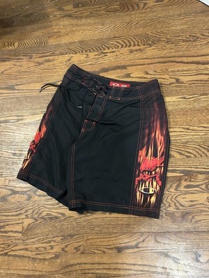 Red vintage Oakley software Boardshorts | eBay