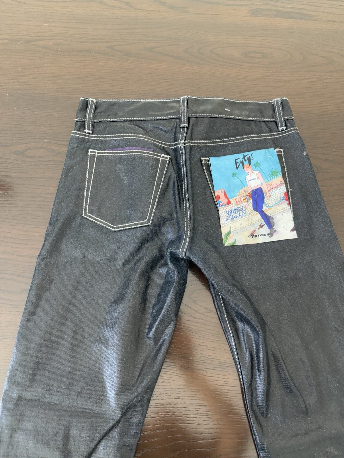 EYTYS CYPRESS TAR BLACK STRAIGHT FIT JEANS SIZE 30 image 6