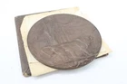 WW1 Death Plaque W/ Envelope, Card Holder & Palace Letter To- Mark Dawson