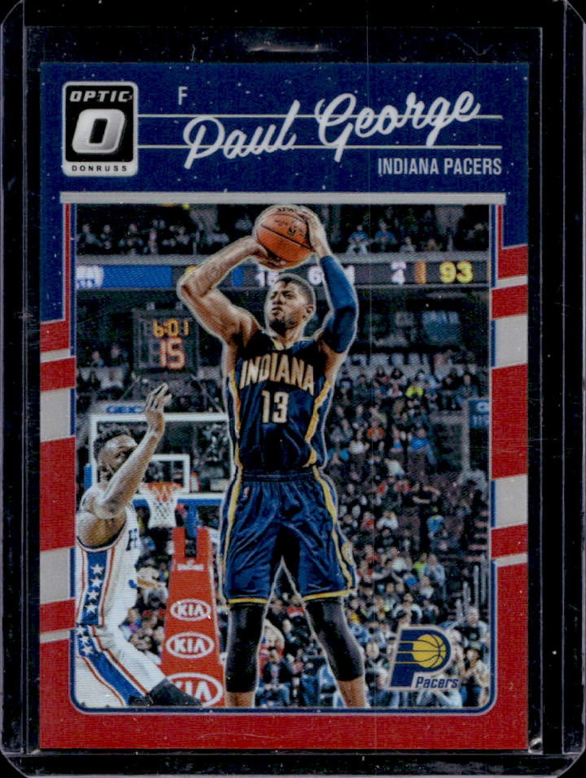 2016-17 Panini Donruss Optic Paul George Red #/99 Pacers