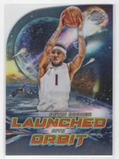 #LIO-18 Devin Booker 2023-24 Chrome Cosmic Launched Into Orbit Suns