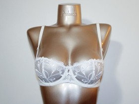 Aubade Paris Sample Au Bal de Flore White Lingerie Set 34B S