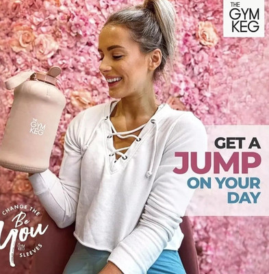 The Gym Keg Official Sports Trinkflasche 2,2 L Isolierhülle | Carry | Gym