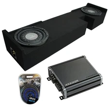 2000-2003 Ford F-150 Ext Super Cab Truck Harmony F124 Dual 12" Sub Box & CXA8001