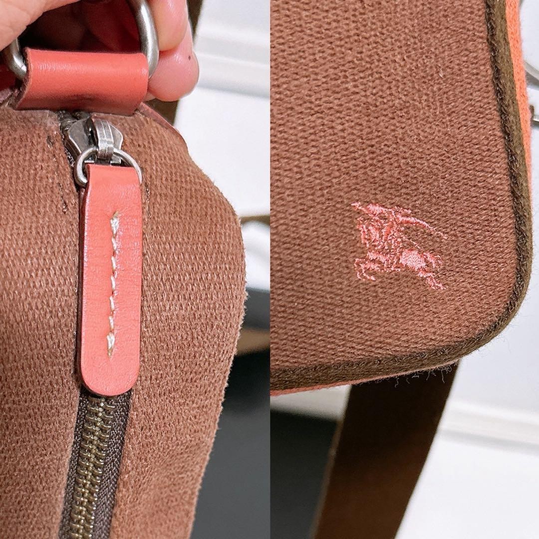 Burberry Blue Label Shoulder Bag Nova Check Crossbody Bag Compact Beige New thumbnail 14