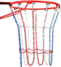 Basketball Net Replacement Heavy Duty, Carbon Steel Chain Basketball Net, Anti-R