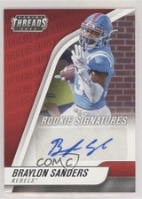 2022 Chronicles Draft Picks Threads Rookie Signatures Braylon Sanders Auto i5f