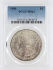 1900 Morgan Silver Dollar PCGS MS63 S$1 Philadelphia Minted No Reserve