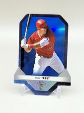 2021 Ben Baller Chrome - Ben's Diamond Die-Cuts Mike Trout #BD-10 Blue /75