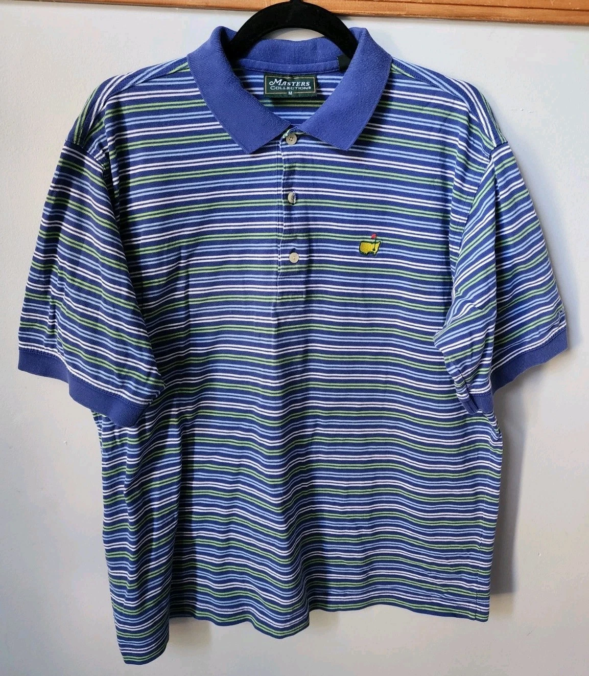 Masters Collection Mens Size M Blue & White Striped Polo Golf Shirt Short Sleeve
Opens in a new wind