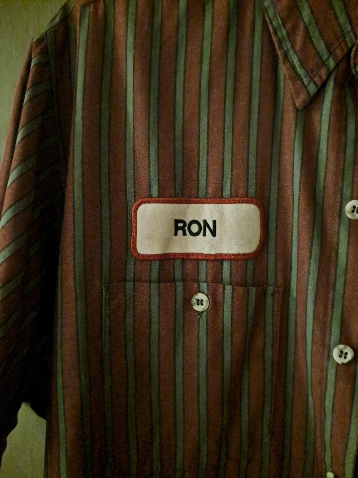 Bucyrus Community Hospital Plant Operation Ron Uniform Shirt Mens Large Recycled - Image 3 of 4