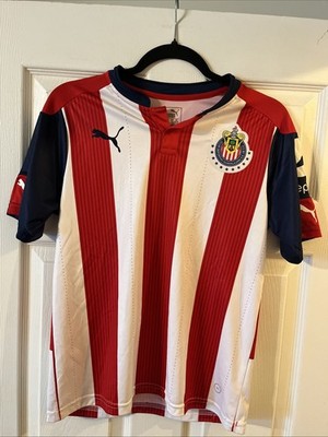 Chivas de Guadalajara Mexican Soccer Jersey - Puma - Youth XL Used Ships Fast