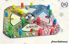 Classic Trouble Pop-O-Matic Dice Race Board Game Fun Family 2-4 Players Ages 5+