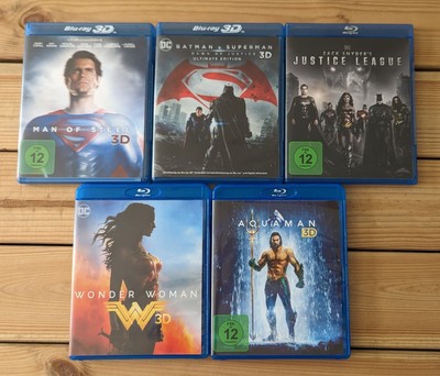 DC Sammlung 2D/3D (Man of Steel, Batman, Justice League, Wonder Woman Aquaman)