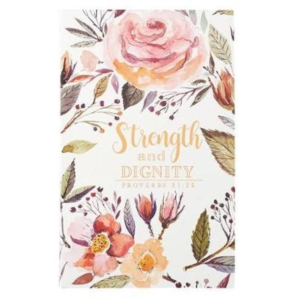 Christian Art Gifts Strength & Dignity Flexcover Journal Hardcover English  -image