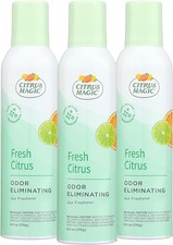 Odor Eliminating Air Freshener Spray, Fresh Citrus, 3-Ounce, Pack of 3