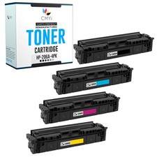 4-Pack Replacement 206A Toner Combo Pack for HP Color LaserJet Pro M255dn M255dw