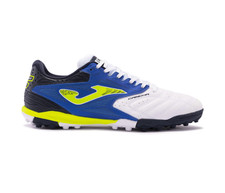 Joma Cancha 2402 Turf Soccer Shoes - White/Ro...