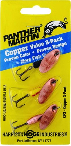 Panther Martin CP3 Spinner Kit 1/8 oz Copper 3 Per Pack