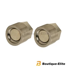 (2 Sets) O2 Oxygen Sensor Weld On / Weld In Bung Plug & Nut Cap Kit M18 x 1.5