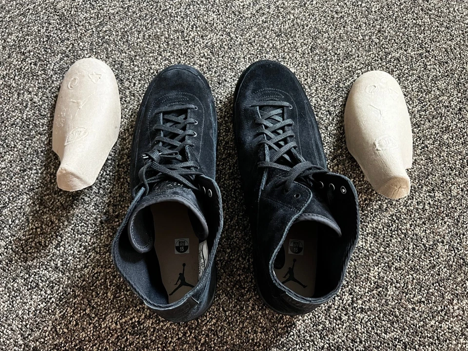 Air Jordan 2 Retro Deconstruido Triple Negro 897521-010 Talla US 15, Totalmente Nuevo Foto 2 de 4