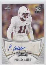 2021 Leaf Draft Auto Paulson Adebo #BA-PA1 Auto z4k