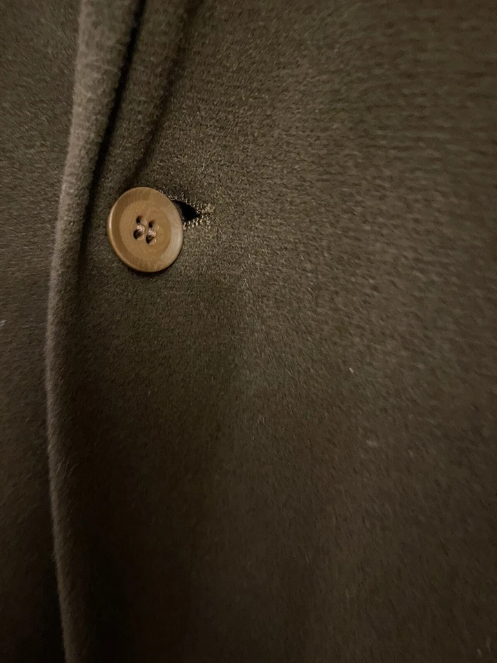 Abrigo Yohji Yamamoto Mezcla Lana Cachemira, Talla M, Corte Grande Foto 3 de 4