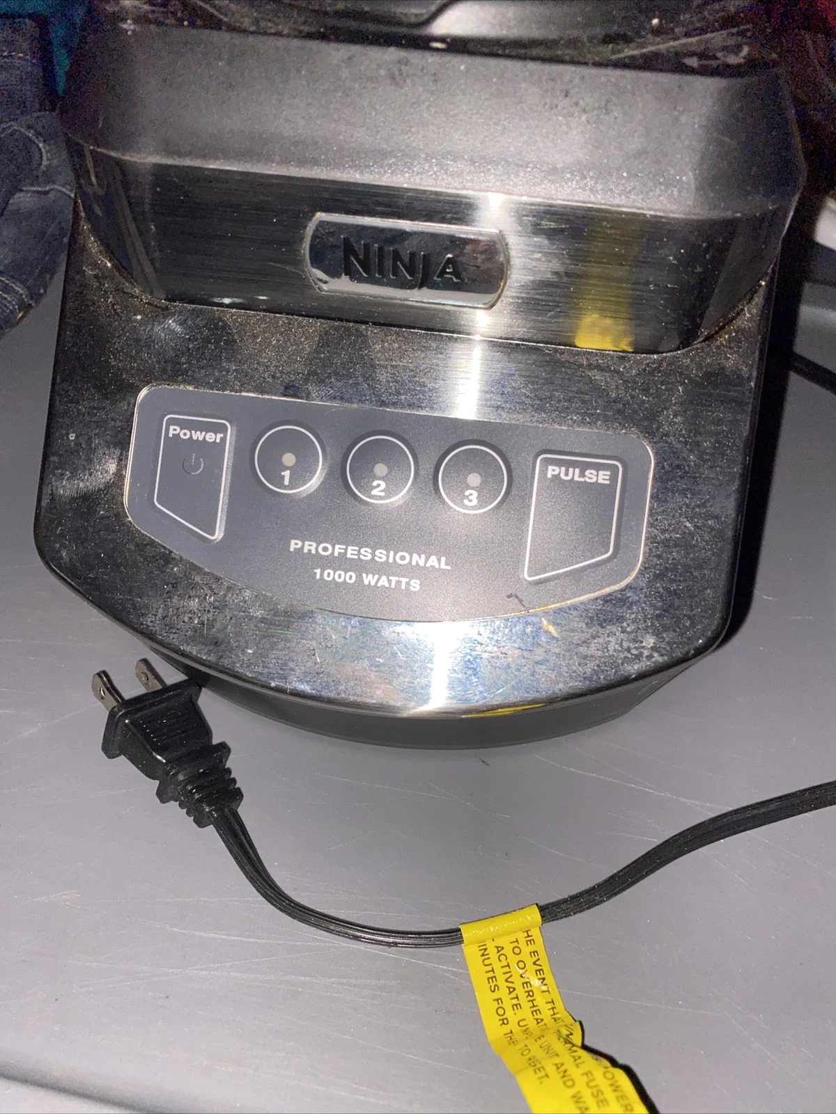 Ninja Professional Blender Replacement Motor Base 1000w NJ600 30 Only No Jar