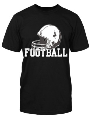 Football T-Shirt Fun Spruch Helm Sport Fan Hool Ultra Touchdown Game Amerika 