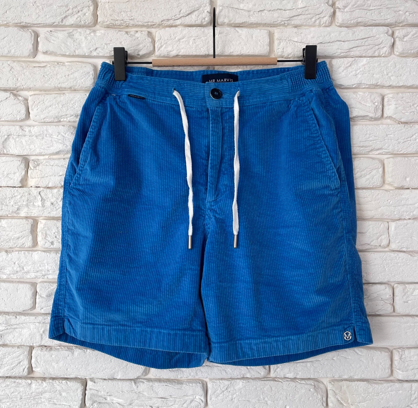 Mr Marvis Hand Made Men's Velvet Shorts Size Small - W 30