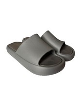 J Slides NEW Beach Slides Squish Gray EVA Size 8