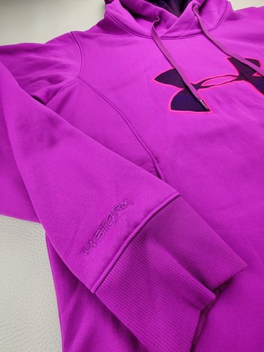 Under Armour Storm Cold-Gear Wmn's Large Magenta Long Sleeve Sweatshirt Hoodie - Bild 3 von 10