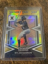 2020 Panini Elite Extra Edition - College Tickets GOLD /10 #CT-RY Rylan Bannon