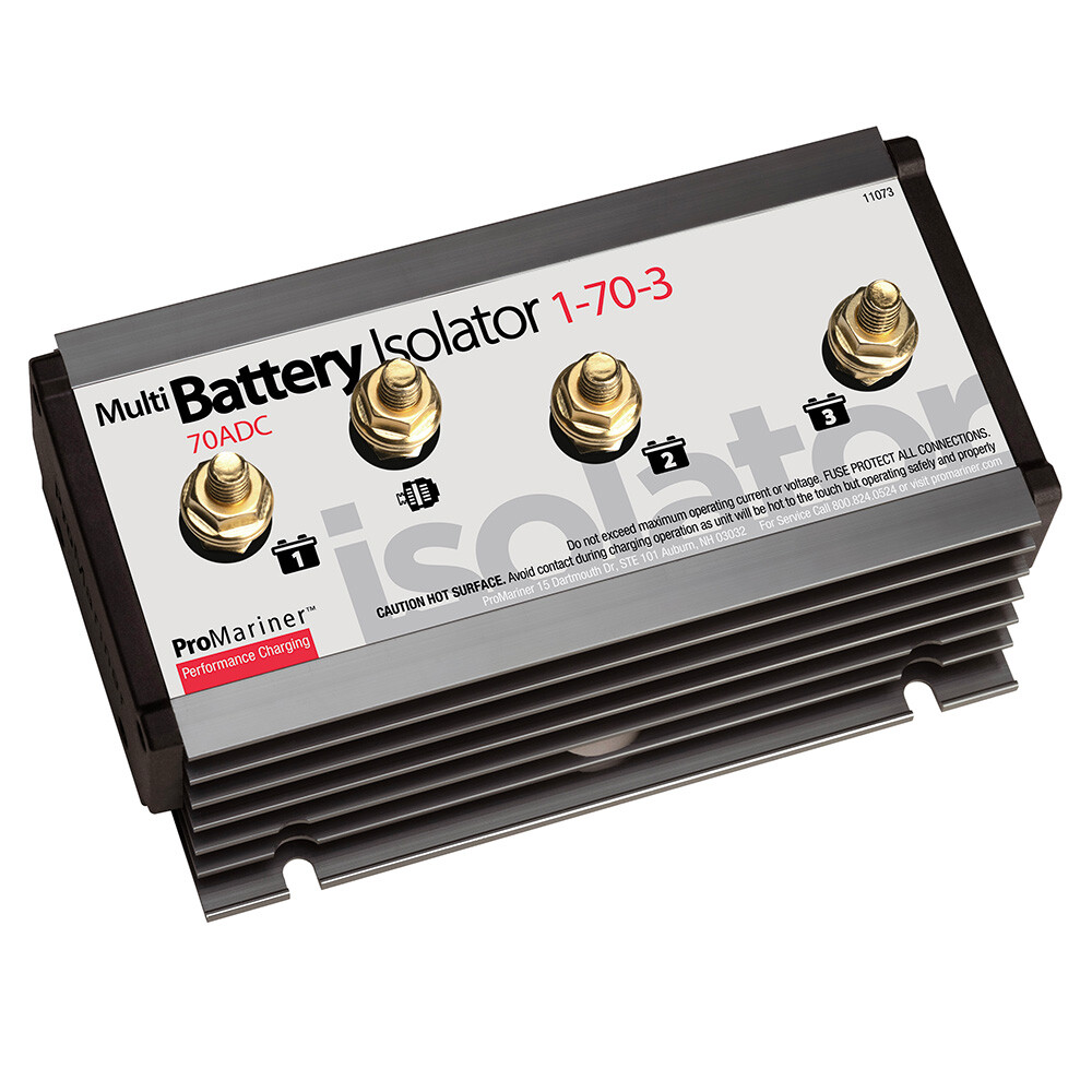 ProMariner Battery Isolator 2 Alternators 2 Batteries 70 AMP Power Distribution