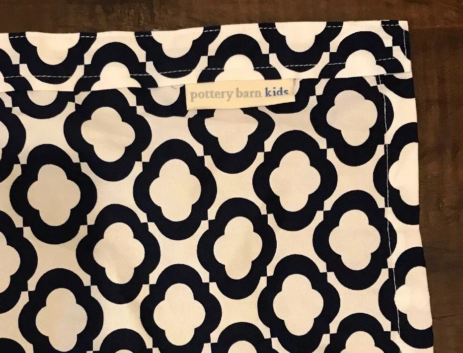 Pottery Barn Kids BeBe au Lait Breast Feeding/ Nursing Cover Navy Quarter foil — 第 4/4 张图片