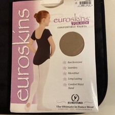 Euroskins Convertible Tights 210C-NR Caramel Eurotard L/Xl Girls Kids