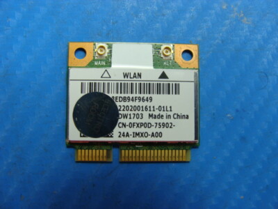 Dell Inspiron 15.6'' N5050 Genuine Laptop Wireless WiFi Card FXP0D AR5B225