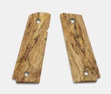 1911 Full Size Grips, White Cocobolo, Ranger Cut, Beveled Bottom, Thin