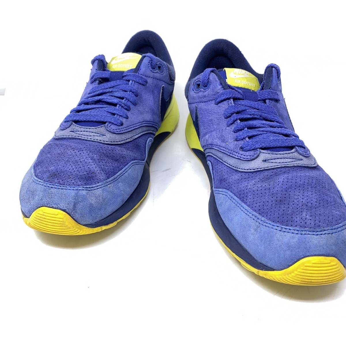 Nike Air Odyssey Leather Gym Blue Gym Running Sneakers 684773-402 Mens Size 11.5 Nike Air Odyssey Blue for Sale | Authenticity Guaranteed | eBay main image 4